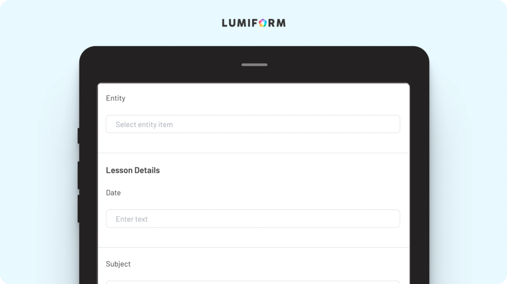 Daily lesson log template