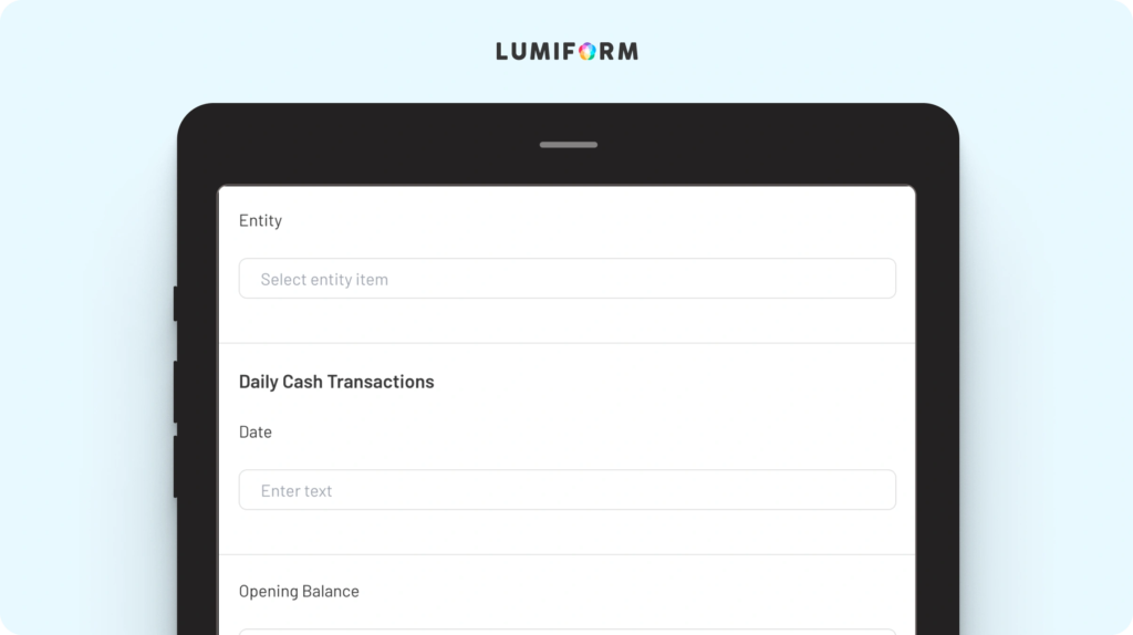 Daily cash log template