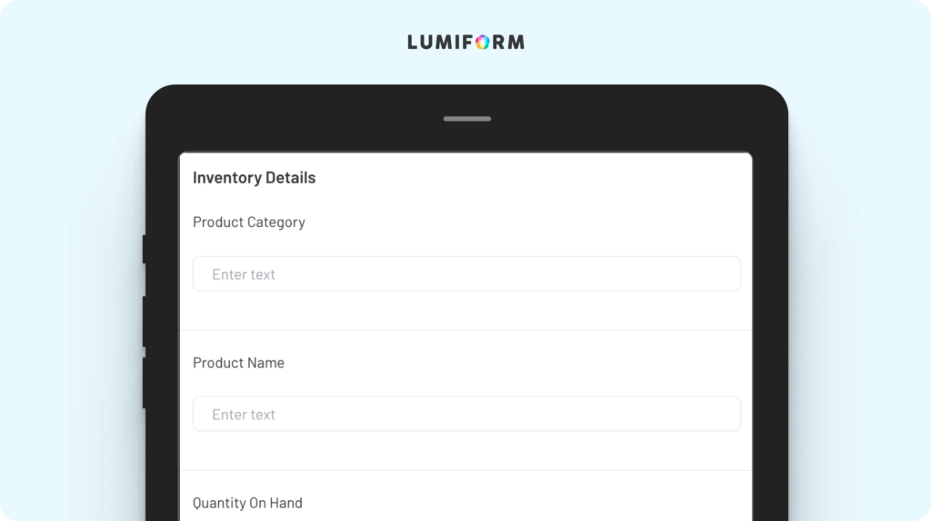 Small business retail inventory template